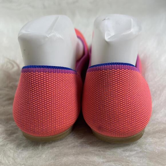 Rothy's Shoes Tropical Pink Round Flats for women size 8 - Picture 4 of 9